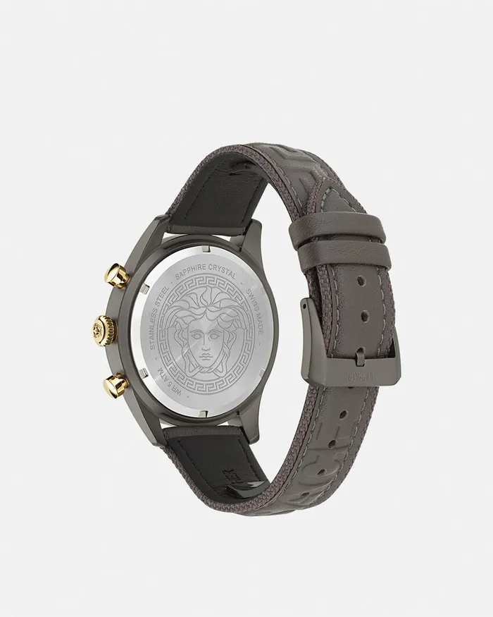 Versace Watches Men Chrono Master Watch Black