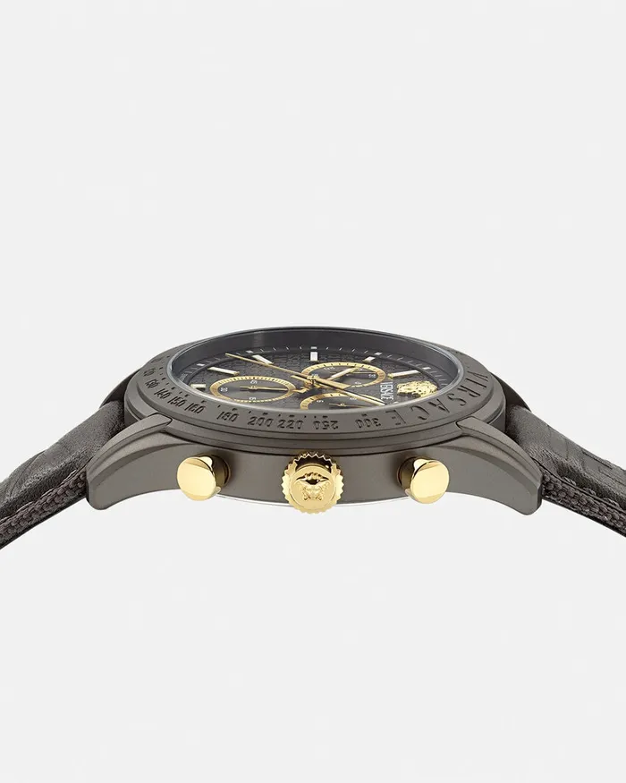Versace Watches Men Chrono Master Watch Black
