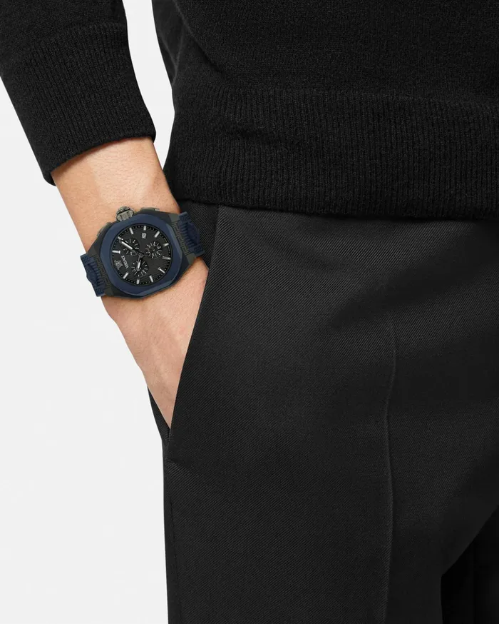 Versace Watches Men VLegend Chrono Watch Blackblue