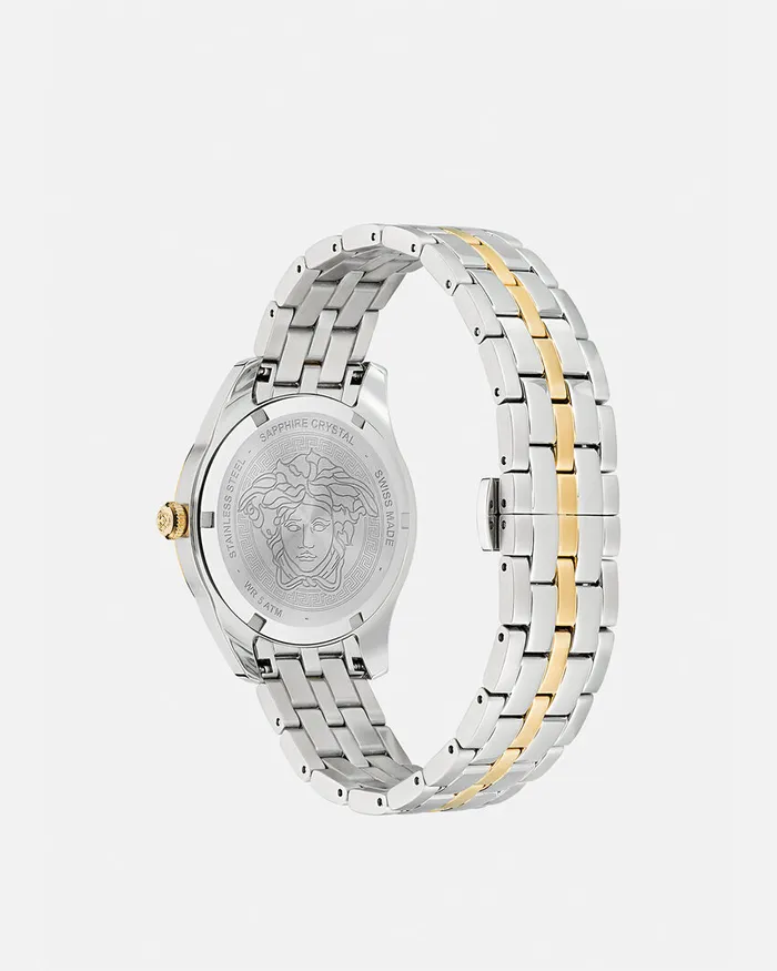 Versace Watches Women Greca Time Lady Watch Silver