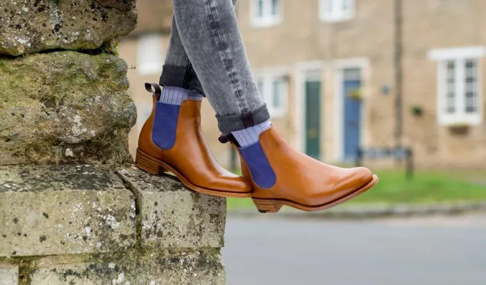 Violet 8211 Walnut Calf Brown Elastic Women Barker Shoes Womens Boots