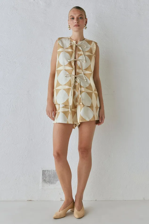 VRG GRL Enni Linen Smock Top Scope Women Sets VRG GRL Enni Linen Smock Top Scope Women Sets