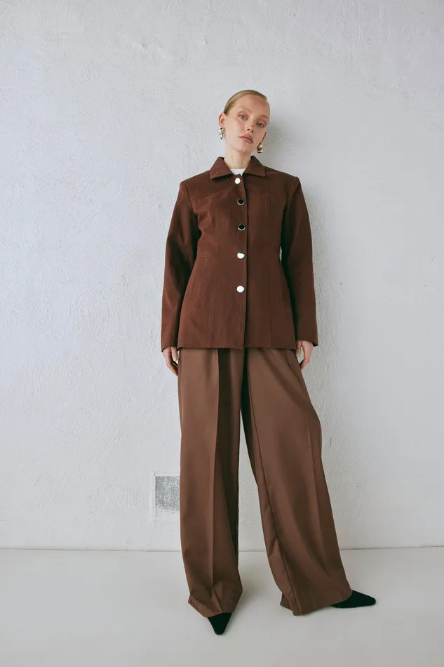 VRG GRL Esti Jacket Chocolate Women JacketsCoats VRG GRL Esti Jacket Chocolate Women JacketsCoats