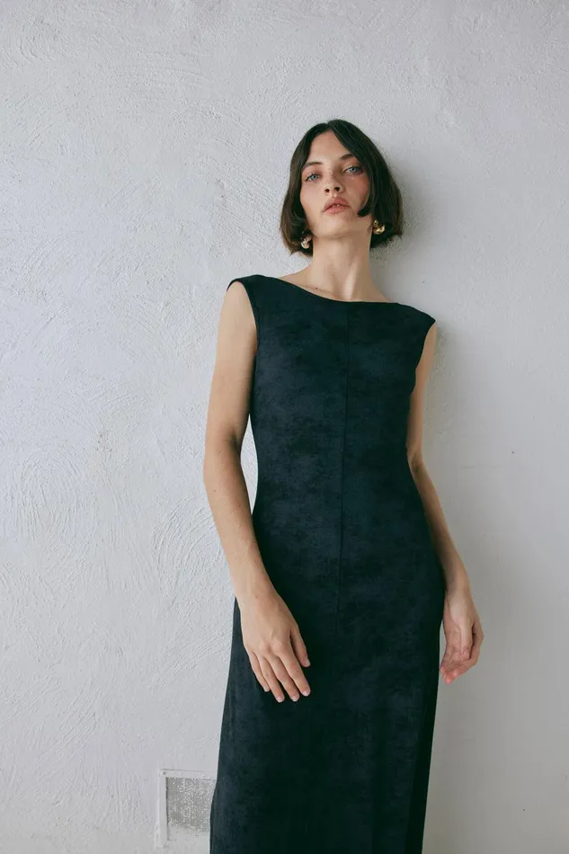 VRG GRL Kemi Maxi Dress Black Women MidiMaxi Dresses