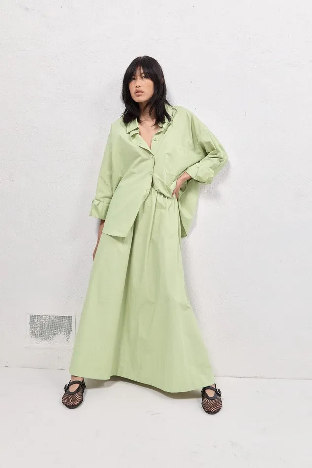 VRG GRL Livia Maxi Skirt Mint Women Skirts