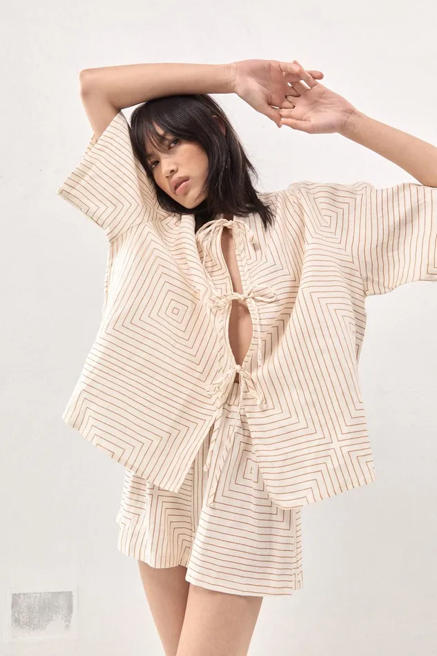VRG GRL Sunny Linen Shorts Juno Women Sets VRG GRL Sunny Linen Shorts Juno Women Sets