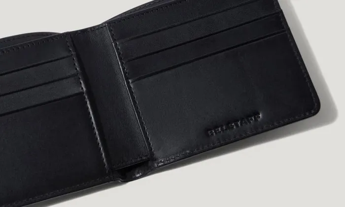 Wallets Men Belstaff Hanchurch Bifold Wallet Black