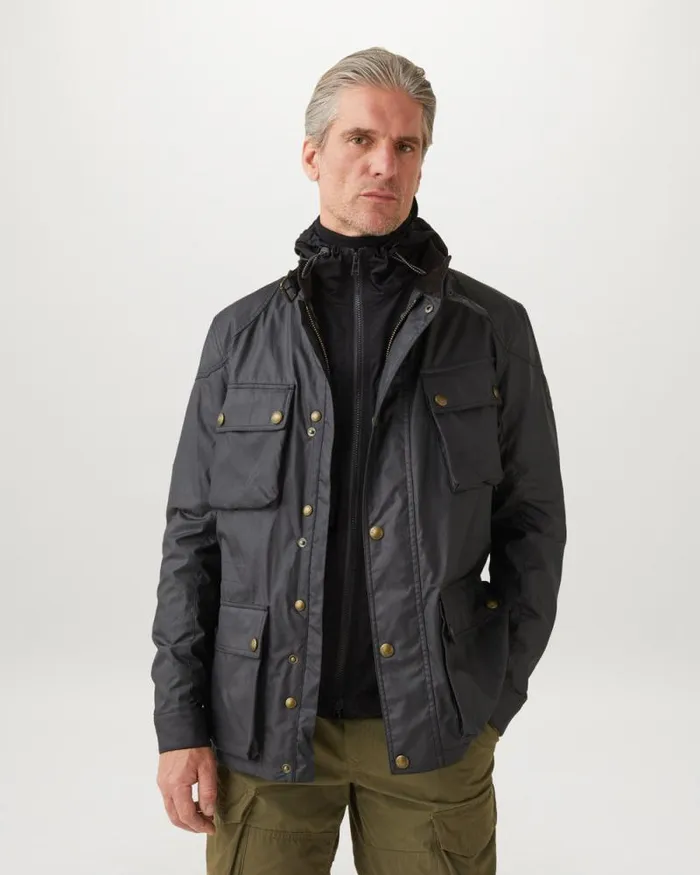 Waxed Jackets Men Belstaff Fieldmaster Jacket Black Waxed Jackets Men Belstaff Fieldmaster Jacket Black