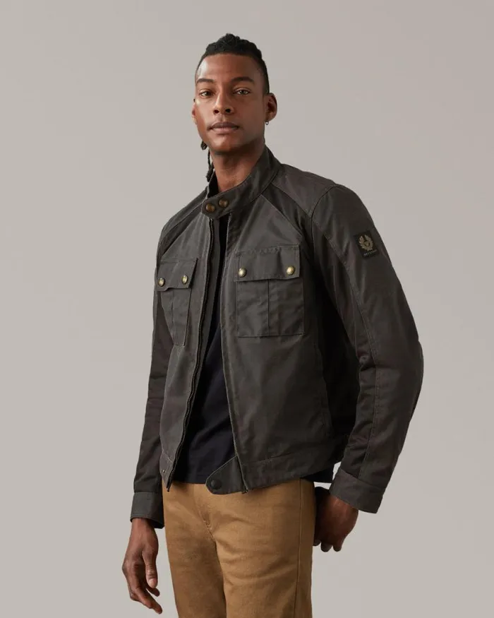 Waxed Jackets Men Belstaff Temple Motorcycle Jacket Mahogany Waxed Jackets Men Belstaff Temple Motorcycle Jacket Mahogany