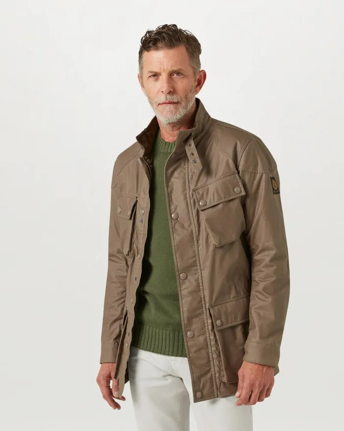 Waxed Jackets Men Belstaff Trialmaster Jacket Dark Pumice Waxed Jackets Men Belstaff Trialmaster Jacket Dark Pumice