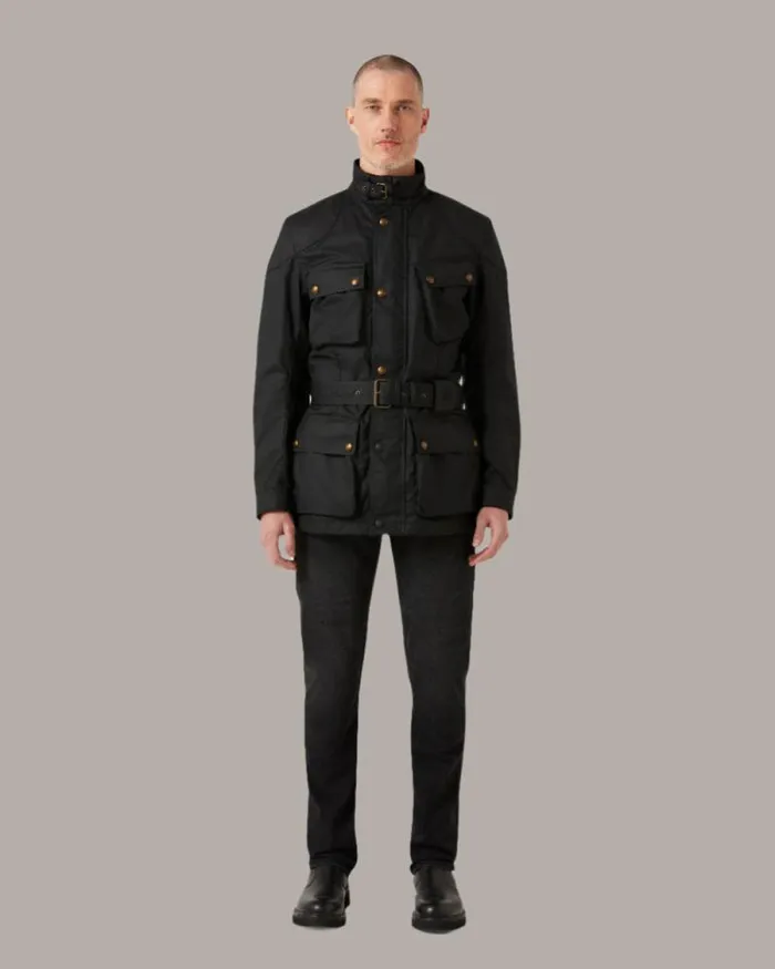 Waxed Jackets Men Belstaff Trialmaster Motorcycle Jacket Black Waxed Jackets Men Belstaff Trialmaster Motorcycle Jacket Black