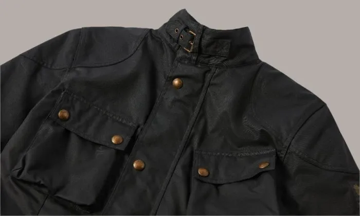 Waxed Jackets Men Belstaff Trialmaster Motorcycle Jacket Black Waxed Jackets Men Belstaff Trialmaster Motorcycle Jacket Black