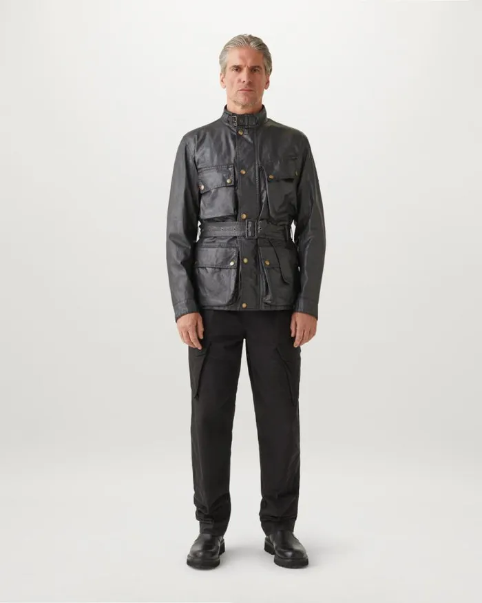 Waxed Jackets Men Belstaff Trialmaster Tribute Black