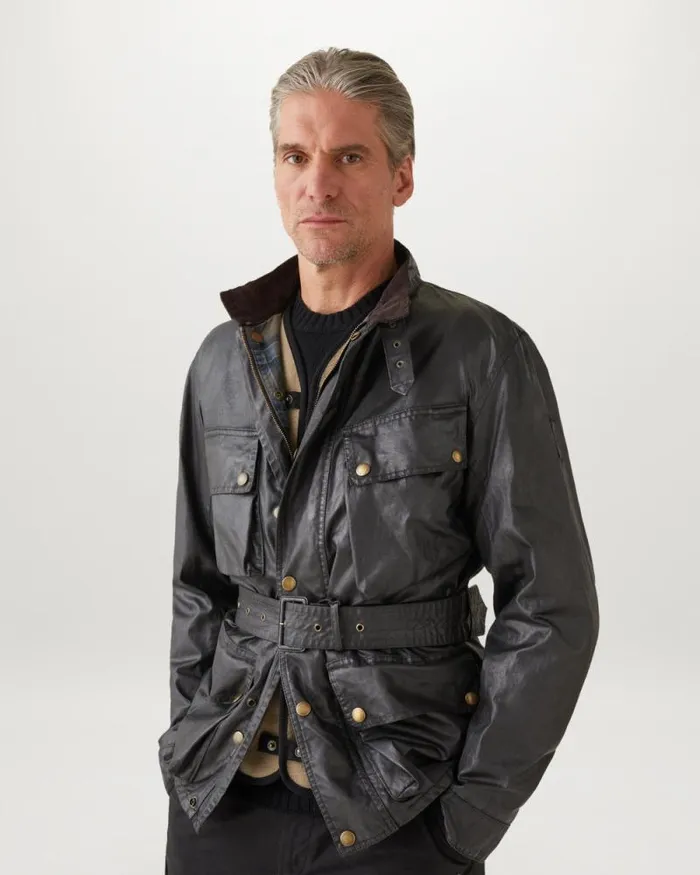 Waxed Jackets Men Belstaff Trialmaster Tribute Black