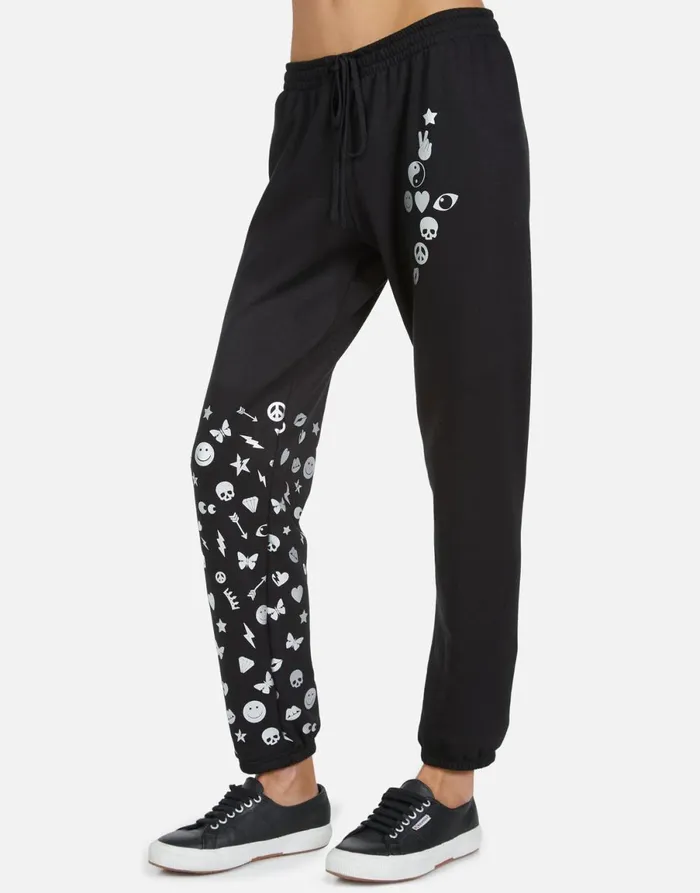 Winslet Elements Lightning Black Women039s Lauren Moshi Long Sweatpants