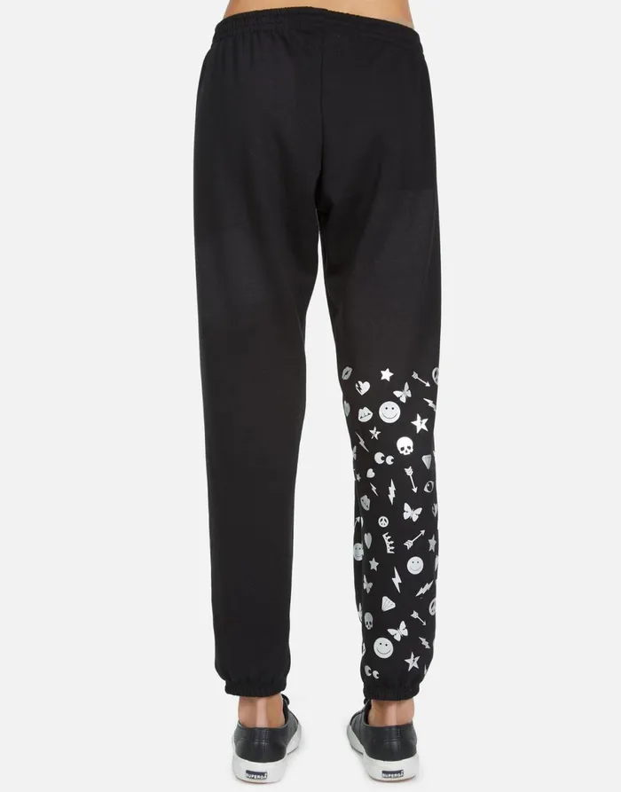 Winslet Elements Lightning Black Women039s Lauren Moshi Long Sweatpants