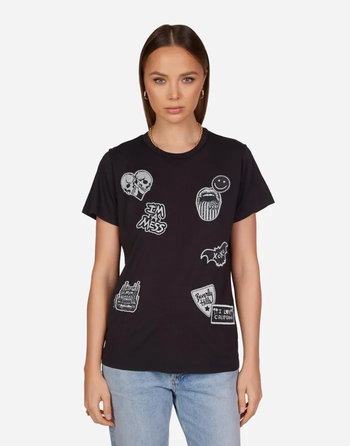 Wolf Rock U0026 Roll Onyx Women039s Lauren Moshi Short Sleeve