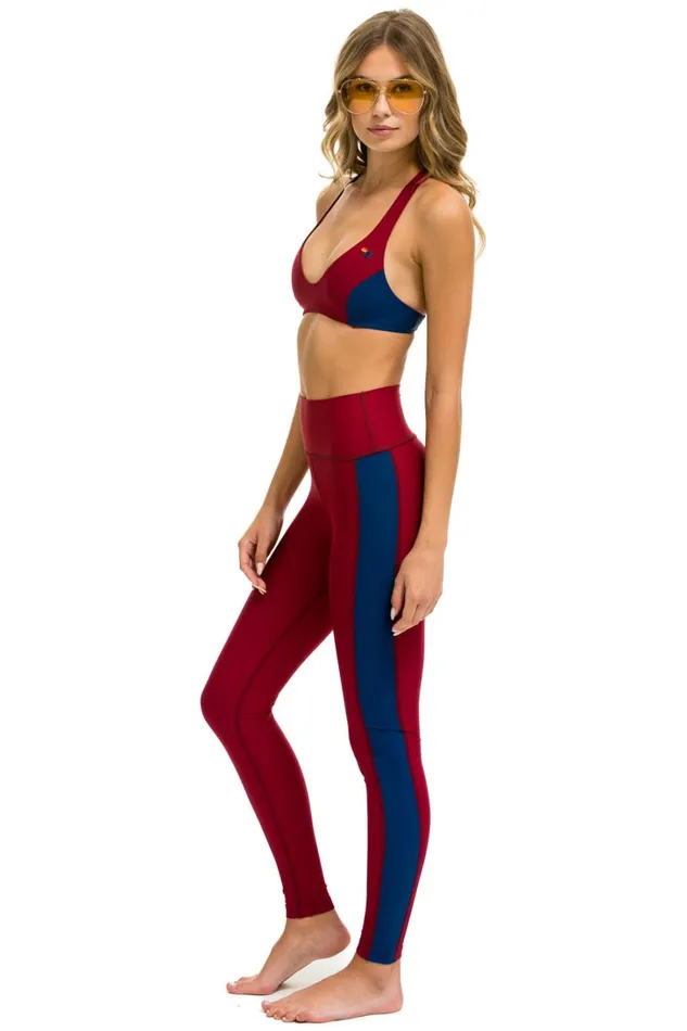 Women Activewear Aviator Nation FULL LENGTH HIRISE SPEED LEGGINGS 8211 BLAZER