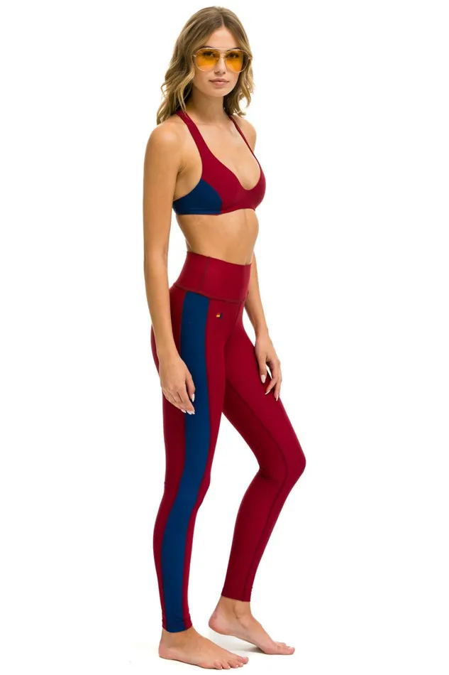Women Activewear Aviator Nation FULL LENGTH HIRISE SPEED LEGGINGS 8211 BLAZER