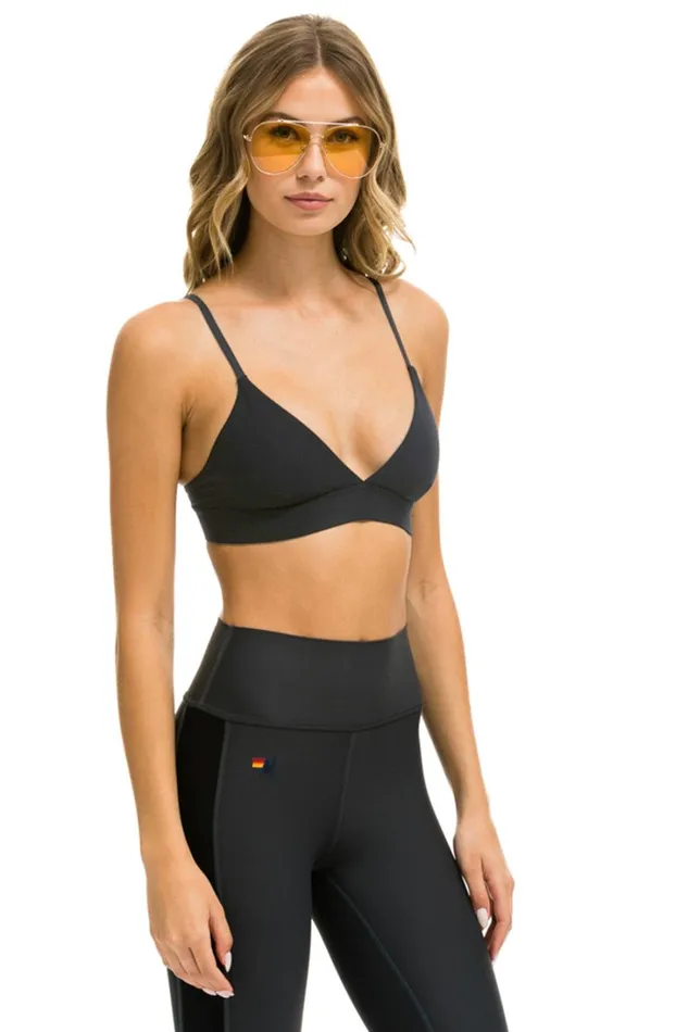 Women Activewear Aviator Nation TRIANGLE ADJUSTABLE WOMENS SPORTS BRA 8211 TIT