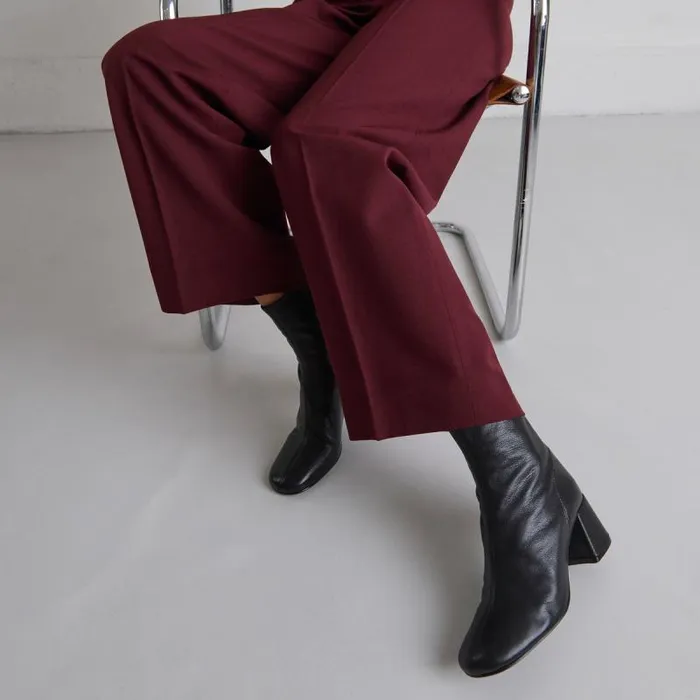 Women Ankle Boots With Rear Zips Black JONAK Ankle Boots Lowboots