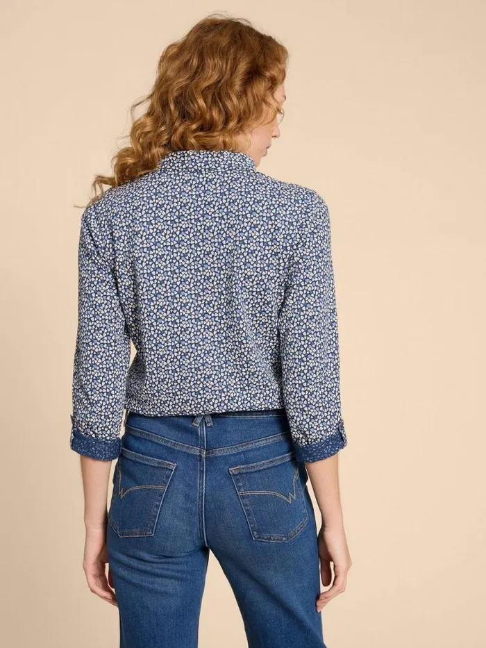 Women ANNIE PRINTED SHIRT Blue Print White Stuff Tops and Tees Women ANNIE PRINTED SHIRT Blue Print White Stuff Tops and Tees