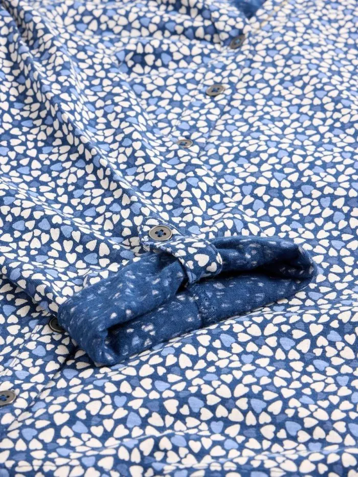 Women ANNIE PRINTED SHIRT Blue Print White Stuff Tops and Tees Women ANNIE PRINTED SHIRT Blue Print White Stuff Tops and Tees