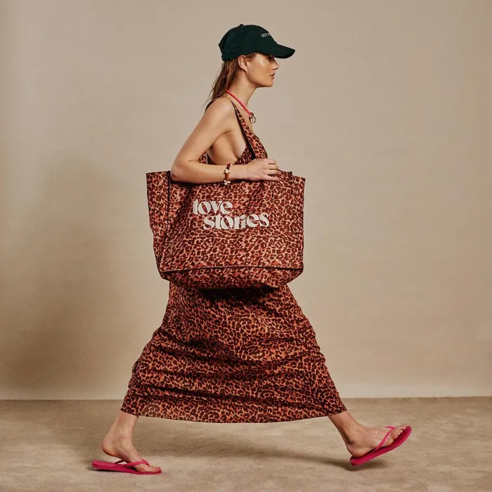 Women Bags Love Stories Tote Bag Leopard Brown