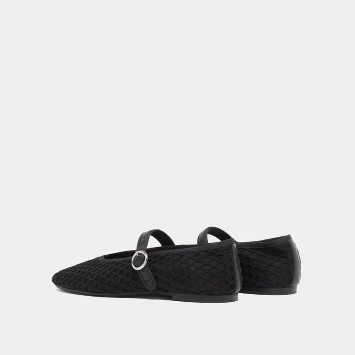 Women Ballet Flats With Strap Black JONAK Ballet Flats