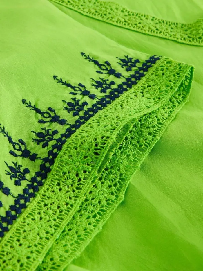 Women Bella Beach Dress Green Multi White Stuff Swimwear