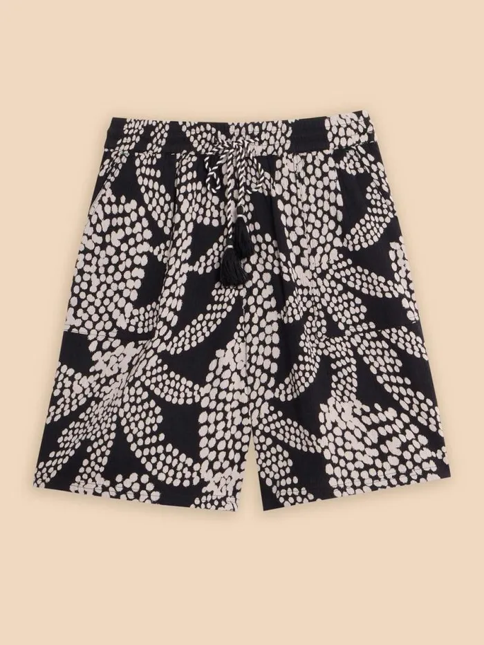 Women Bella Short Black Multi White Stuff Swimwear Women Bella Short Black Multi White Stuff Swimwear