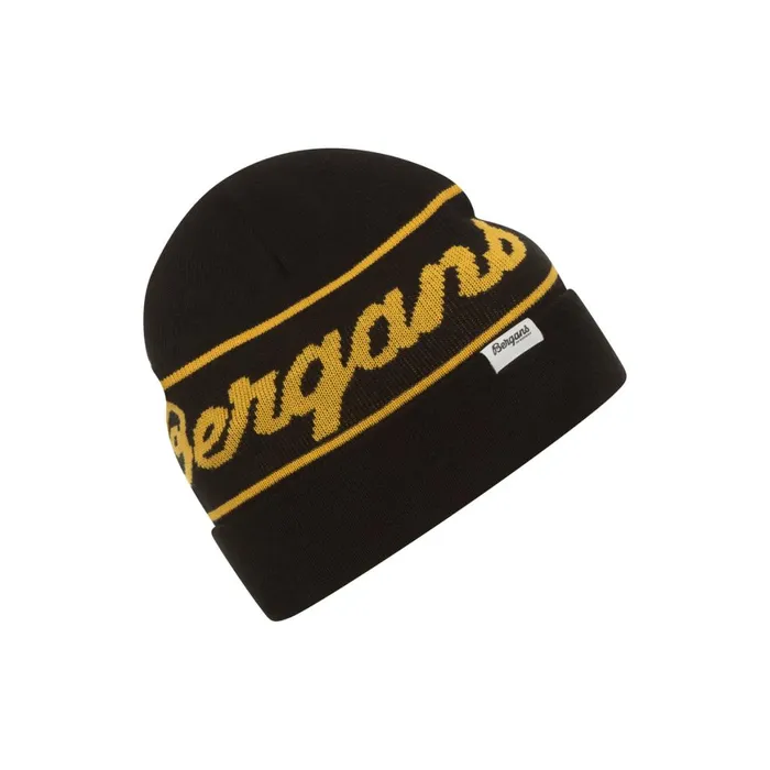 Women Bergans Of Norway Beanies And Caps Bergans Logo Beanie Black