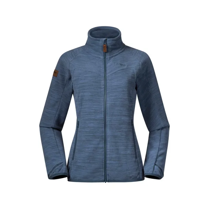 Women Bergans Of Norway Fleece Hareid Fleece W Jacket Nohood Orion Blue