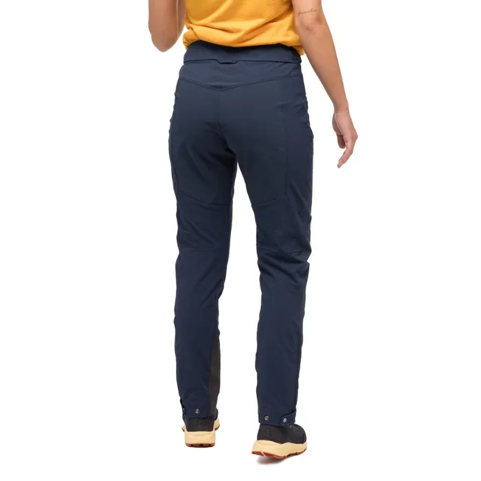 Women Bergans Of Norway Hiking Pants Tind Softshell Pants Navy Blue