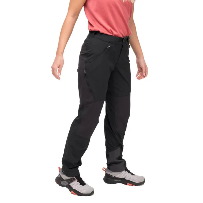 Women Bergans Of Norway Hiking Pants Vaagaa Softshell Pants Black