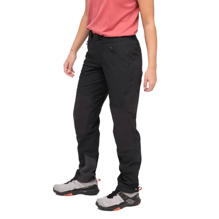 Women Bergans Of Norway Hiking Pants Vaagaa Softshell Pants Black