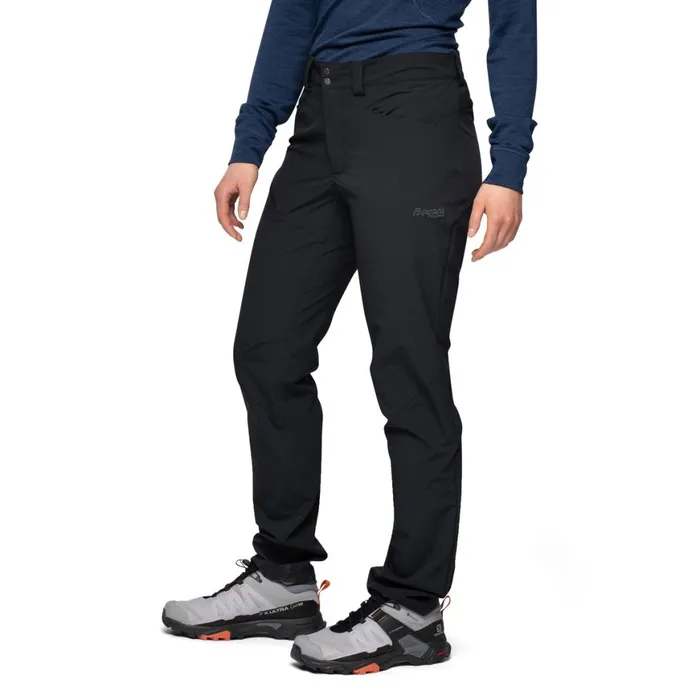 Women Bergans Of Norway Hiking Pants Vandre Light Softshell Pants Black