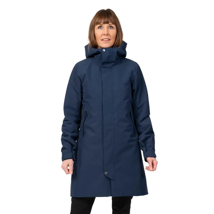 Women Bergans Of Norway Insulated Jackets Urban Insulated Shell Coat Navy Blue