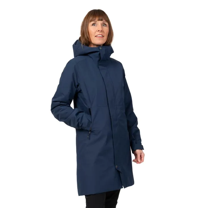 Women Bergans Of Norway Insulated Jackets Urban Insulated Shell Coat Navy Blue