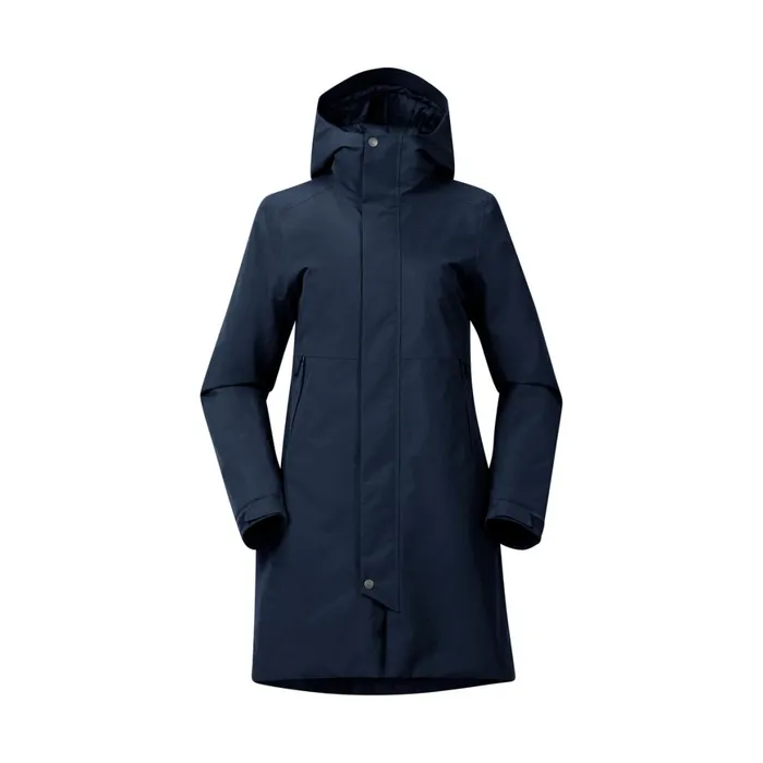 Women Bergans Of Norway Insulated Jackets Urban Insulated Shell Coat Navy Blue