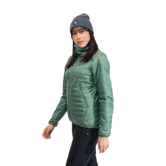 Women Bergans Of Norway Insulation Rros Light Insulated W Jacket Dark Jade Green