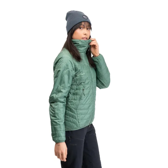 Women Bergans Of Norway Insulation Rros Light Insulated W Jacket Dark Jade Green