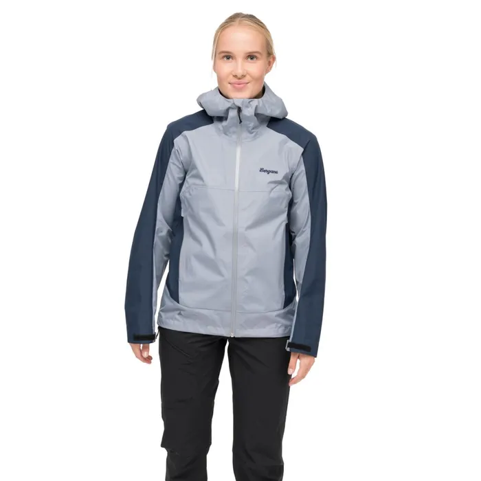 Women Bergans Of Norway Shell Jackets Vaagaa Light 3l Shell Jacket Husky Blue Navy Blue