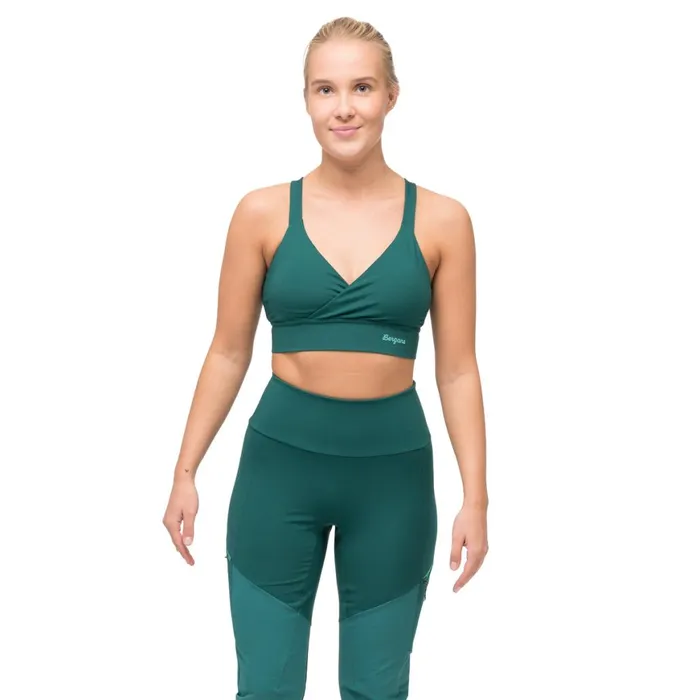 Women Bergans Of Norway Singlets Tind Light Support Top Malachite Green