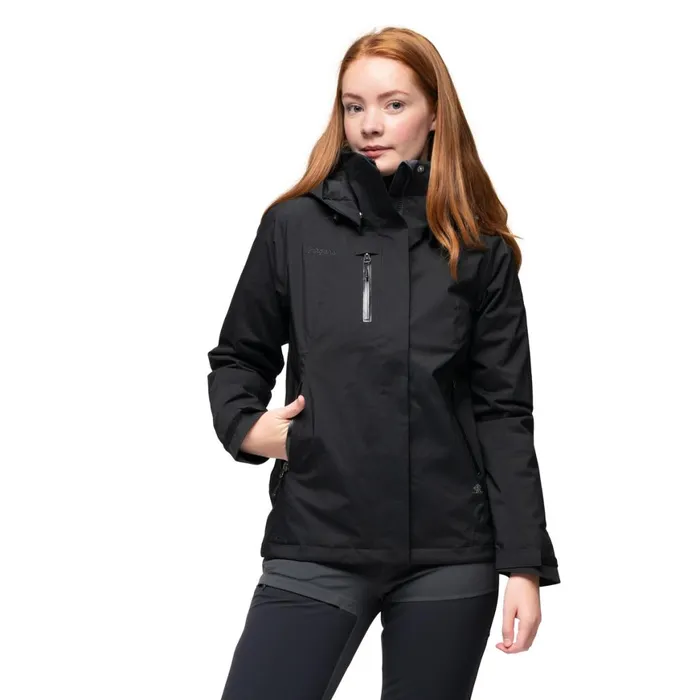 Women Bergans Of Norway Ski Jackets Flya Insulated Lady Jacket Black