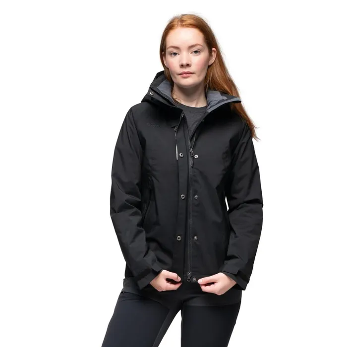 Women Bergans Of Norway Ski Jackets Flya Insulated Lady Jacket Black