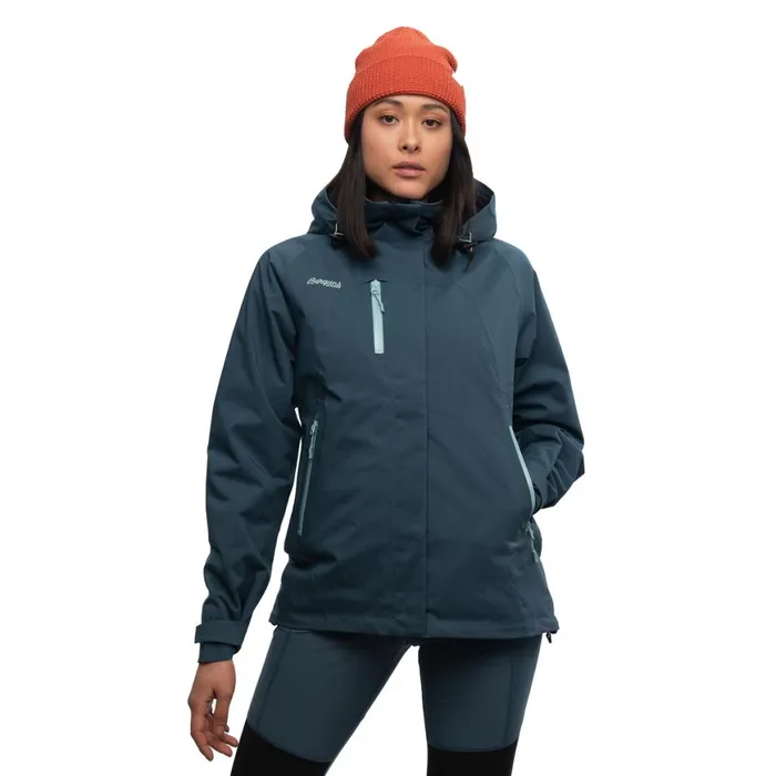 Women Bergans Of Norway Ski Jackets Flya Insulated Lady Jacket Orion Blue