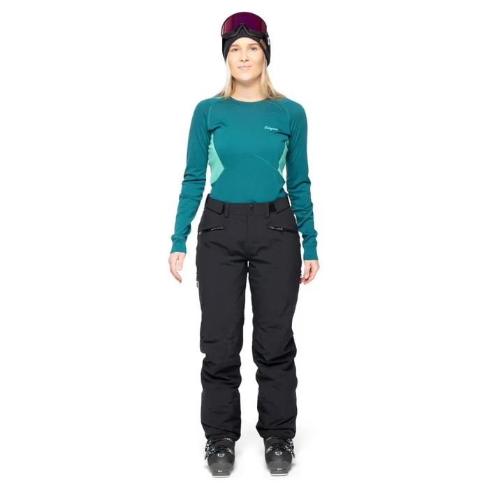 Women Bergans Of Norway Ski Pants Oppdal Insulated Lady Pants Black