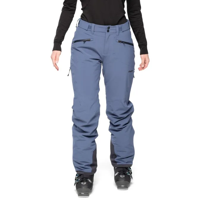 Women Bergans Of Norway Ski Pants Oppdal Insulated Lady Pants Granite Blue