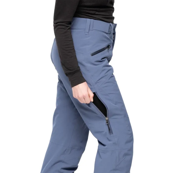 Women Bergans Of Norway Ski Pants Oppdal Insulated Lady Pants Granite Blue